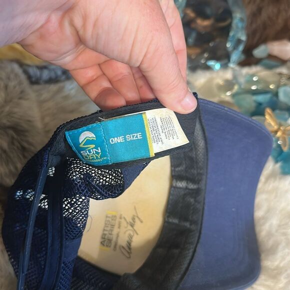 Colorful Goat Trucker Hat by Sun City OS (5165) - Picture 4 of 5